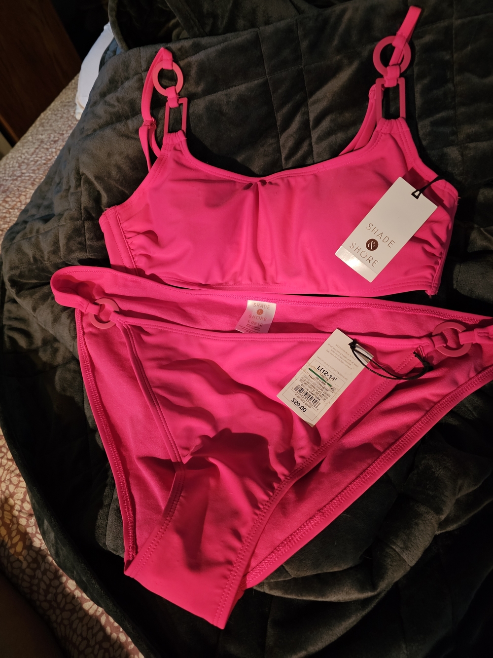 Shade & Shore Hot Pink Bikini Set